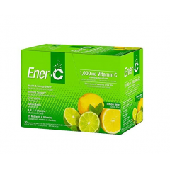 Ener-C 1000毫克 维生素C 泡腾混合饮料（柠檬青柠）1盒30包